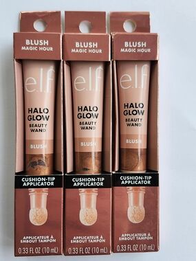 ELF Halo Glow Blush Magic Hour Beauty Wand - Lot Of 3